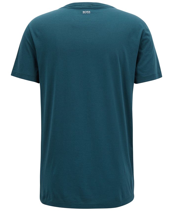 Hugo Boss BOSS Men's Regular/Classic-Fit Graphic-Print Cotton T-Shirt ...