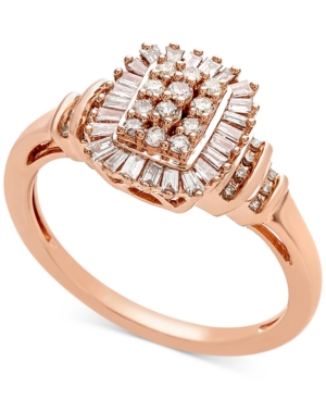 image of Diamond Square Cluster Promise Ring (1/2 ct. t.w.) in Sterling Silver