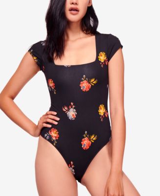 free people square eyes bodysuit