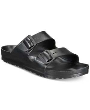 Birkenstock Arizona Exquisite Unisex Leather Sandals In Black/brown