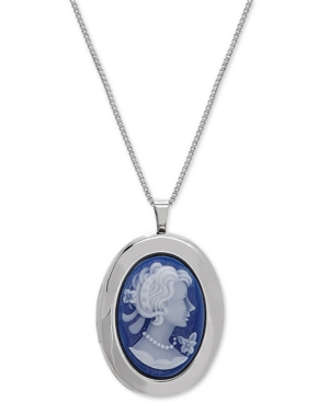 image of Oval Cameo Locket 18