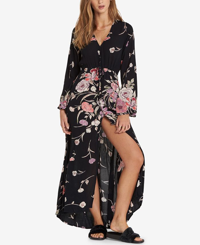 Billabong Juniors' Printed Kimono Dress - Macy's