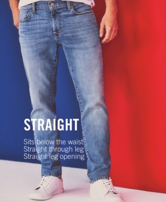 Straight Fit Stretch Jeans 