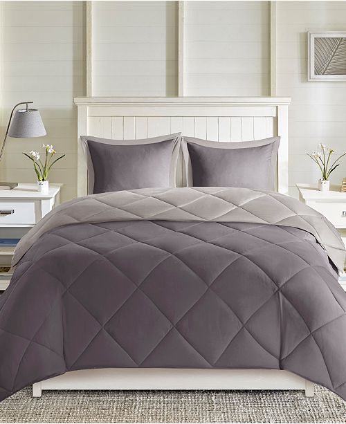 Madison Park Larkspur Reversible 2 Pc Twin Twin Xl Comforter Set