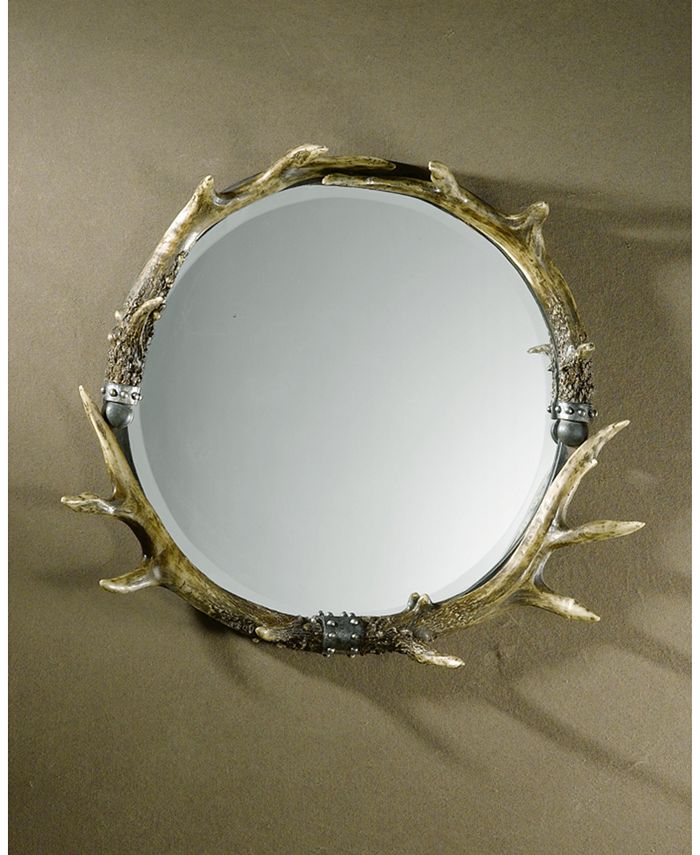 Uttermost - Stag Horn Round Mirror