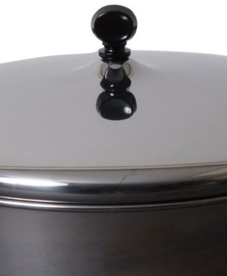 Classic Stainless Steel 3-Qt. Straining Saucepan & Lid