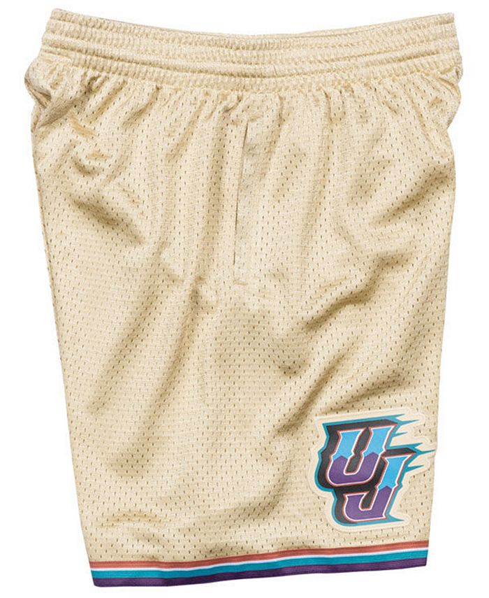 Mitchell & Ness Men's Utah Jazz Gold Collection Swingman Shorts Macy's