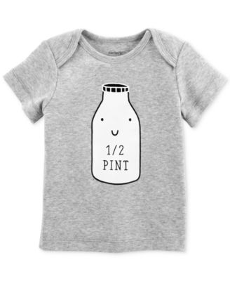 Carter's - Baby Boys Pint-Print Cotton T-Shirt