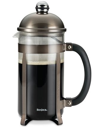 Bonjour - Stainless Steel & Glass 33.8-Oz. French Press