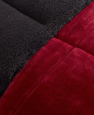 Alton Plush to Sherpa Down Alternative 4-Pc. Comforter Set, Full/Queen