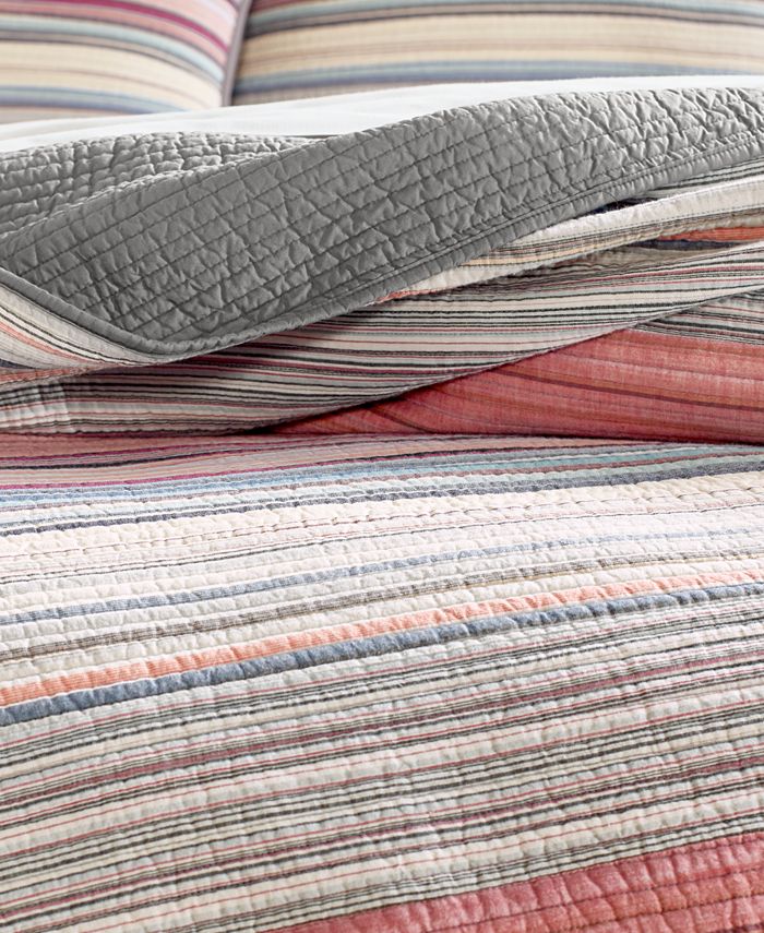 Martha Stewart Collection CLOSEOUT! Rustic YarnDyed Stripe Cotton