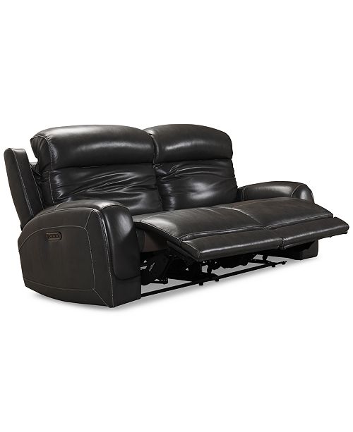 Furniture Winterton 82 2 Pc Leather Power Reclining Sofa With 2