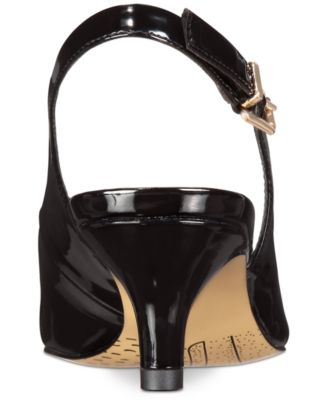 Scarlett II Kitten-Heel Slingback Pumps