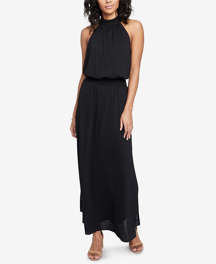 Macy's black maxi dress store