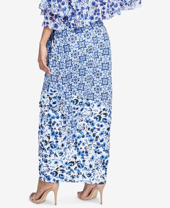 RACHEL Rachel Roy Printed Wrap Skirt, Created for Macy's - Macy's