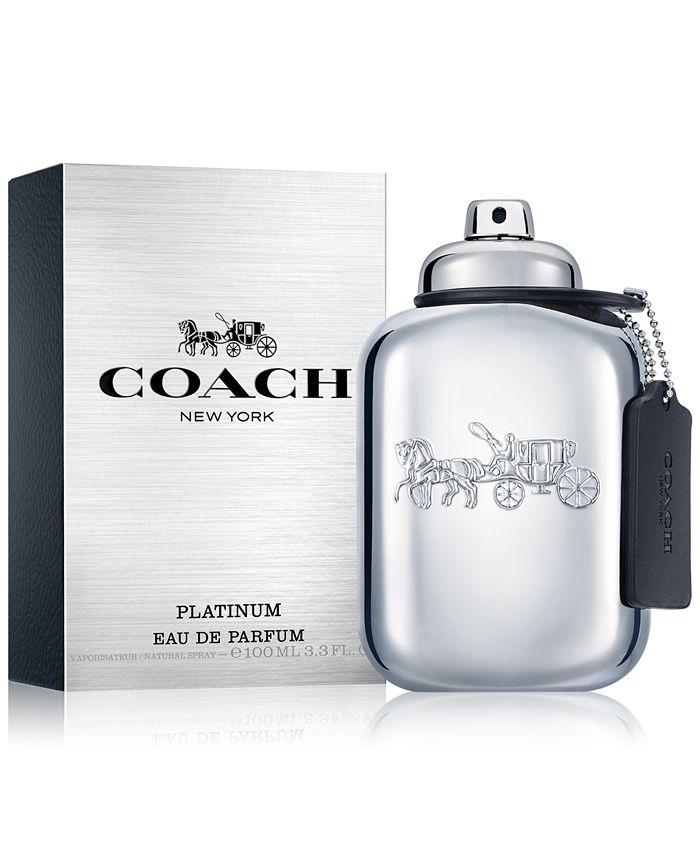 COACH Men's Platinum Eau de Parfum Spray, 3.3oz. Macy's