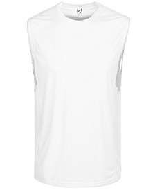 Men's Mesh-Trimmed Sleeveless T-Shirt, Created for Macy's