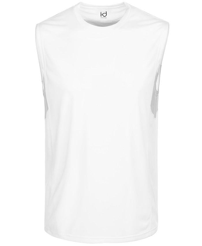 ID Ideology ID Men's Mesh-Trimmed Sleeveless T-Shirt, Created for Macy ...