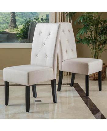 Noble House - Neren Dining Chairs (Set of 2), Quick Ship