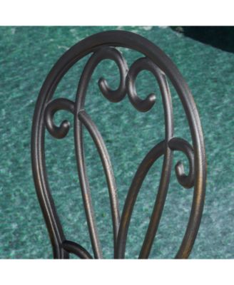 Dakara 3-Pc. Copper-Finish Aluminum Bistro Set