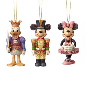 Jim Shore - Minnie/Mickey/Donald Nutcracker, Set of 3 Ornaments