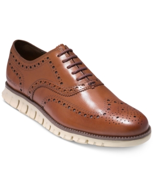 image of Cole Haan Men-s ZeroGrand Wingtip Oxfords Men-s Shoes