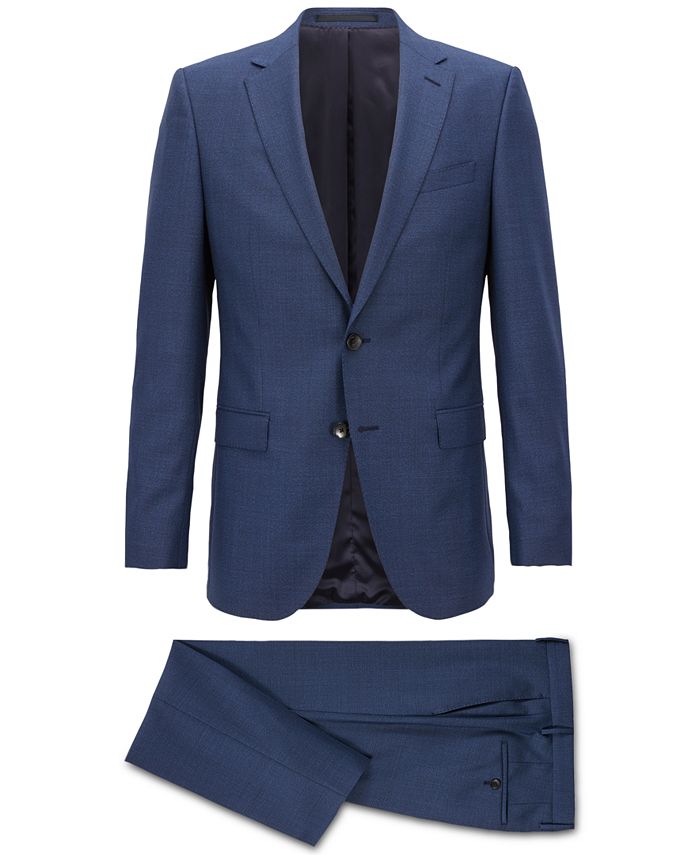 Hugo Boss BOSS Men's Slim-Fit Virgin Wool Suit - Macy's