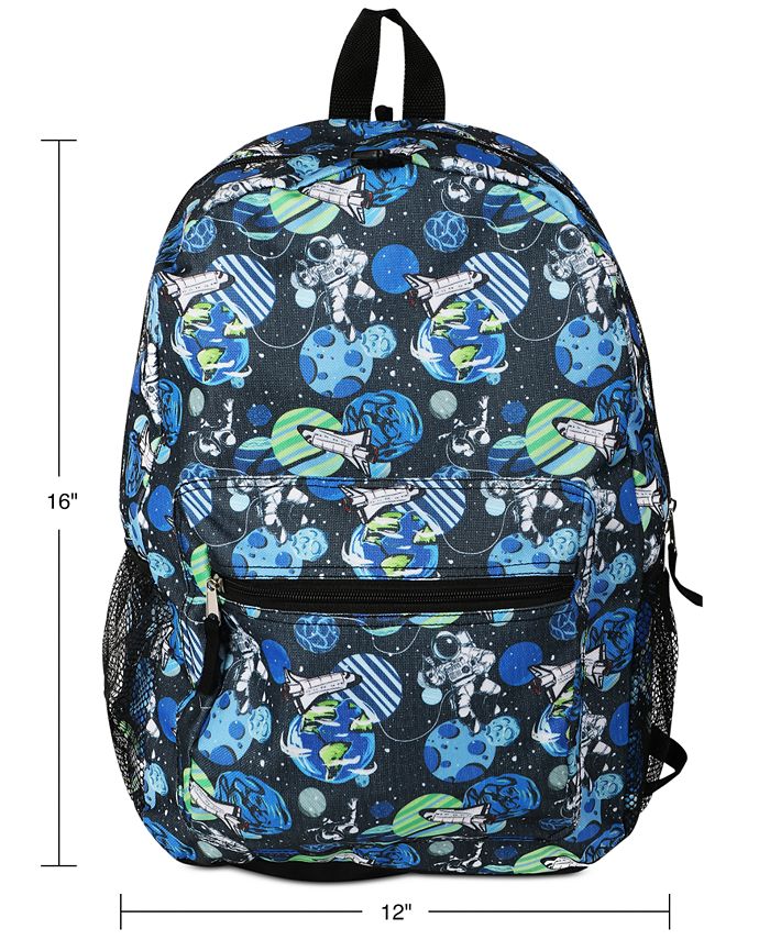 FAB Little & Big Boys Galaxy-Print Backpack & Headphones - Macy's