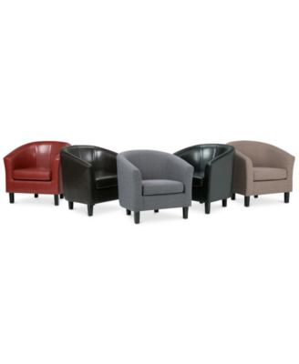 Westbrook Faux Leather Tub Chair