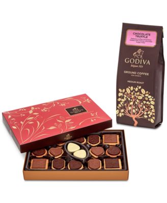 Godiva - Chocolate Truffle Coffee & Chocolate Biscuit Gift Set