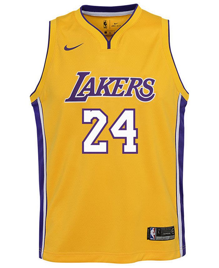Nike Kobe Bryant Los Angeles Lakers Icon Swingman Jersey, Big Boys (8 ...