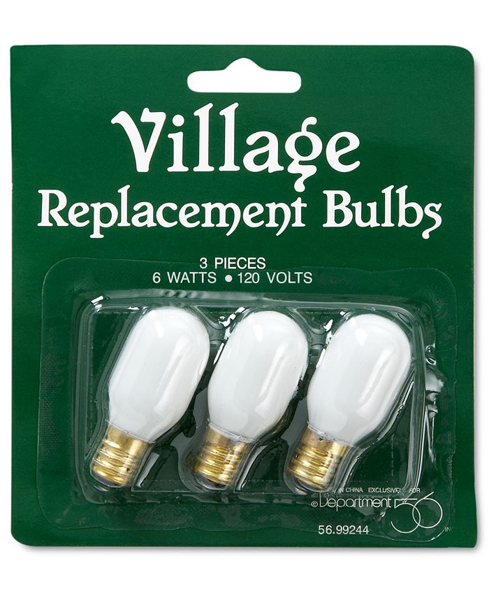 Department 56 Village Accessories Replacement 3V Red & Green Bulbs 804457