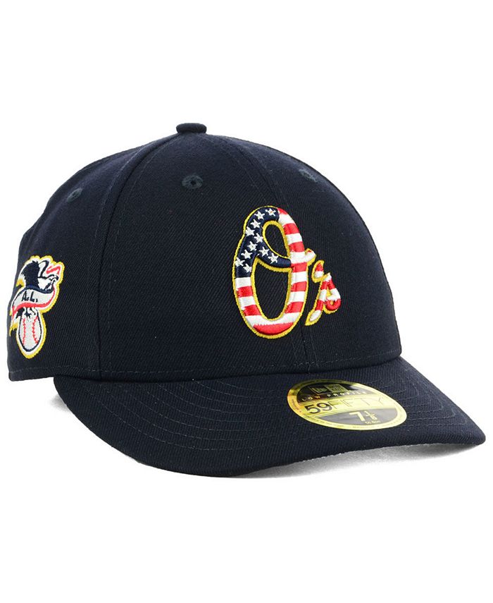 New Era Baltimore Orioles Stars and Stripes Low Profile 59FIFTY Fitted ...