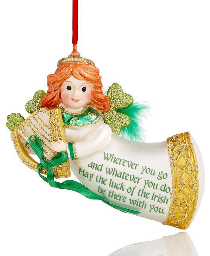 Holiday Lane Irish Angel Ornament Ornament Created for Macy's Macy's