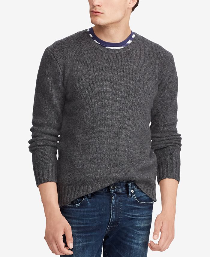 Polo Ralph Lauren Men's Cashmere Sweater & Reviews - Sweaters - Men ...