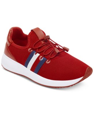 tommy hilfiger red tennis shoes