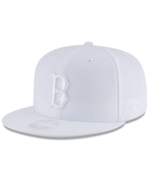 New Era Boston Red Sox White Out 59FIFTY Fitted Cap