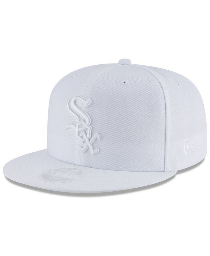Chicago White Sox New Era Optic 59FIFTY Fitted Hat - White/Black