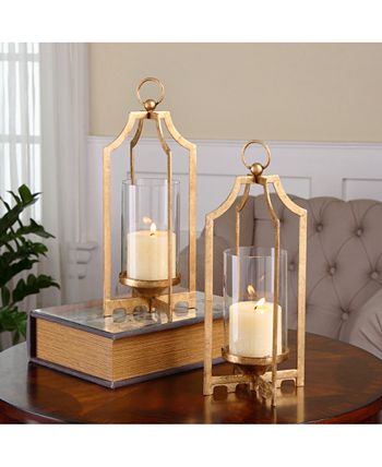 Uttermost - Lucy Gold Candleholder, Set of 2