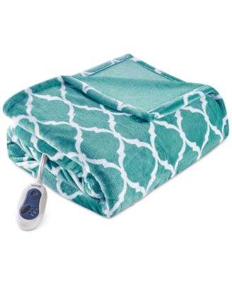 Ogee Plush Electric Throw, 60" x 70"