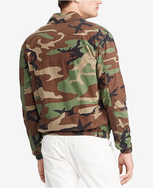 ralph lauren camo windbreaker