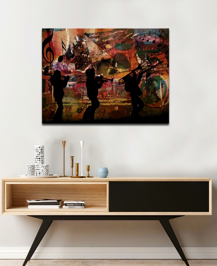 Ready2HangArt - 'Jazz Trio' Oversized 30" x 40" Canvas Art Print