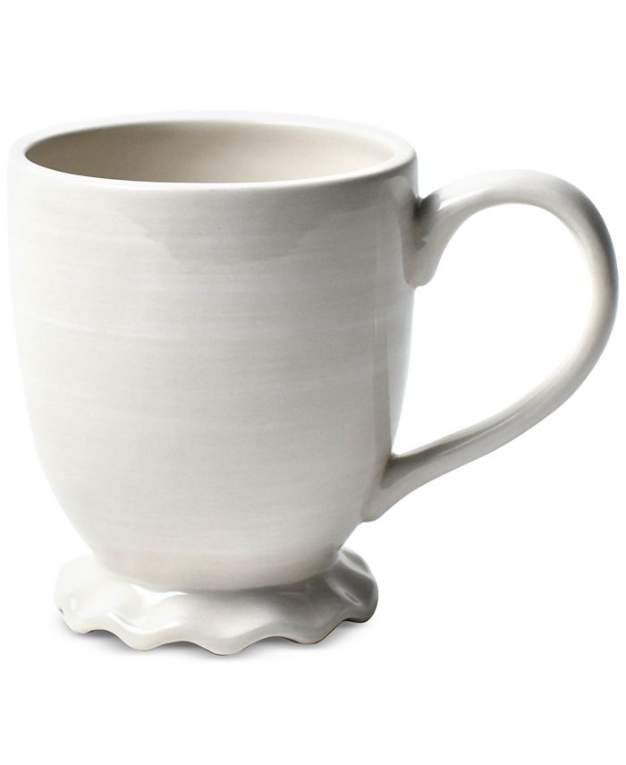Coton Colors - Signature Ruffle White Mug