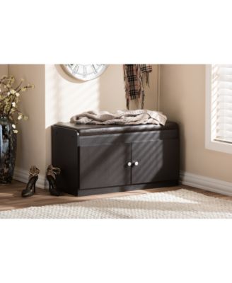 Glasser Cabinet with Seating Bench