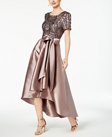 Women's High-Low Sequin-Embellished Gown