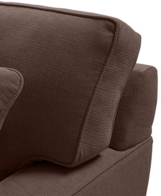 Radley Fabric 6-Piece Chaise Sectional with Wedge, Created for Macy's