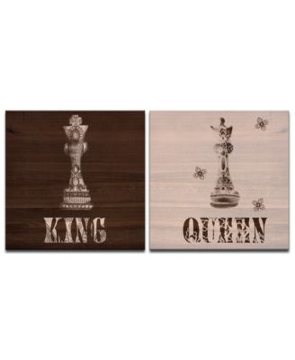 Ready2HangArt - 'King & Queen' 2-Pc. Canvas Wall Decor Set