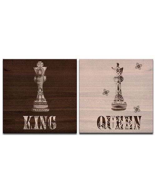 Ready2hangart King Queen 2 Pc Canvas Wall Decor Set Reviews