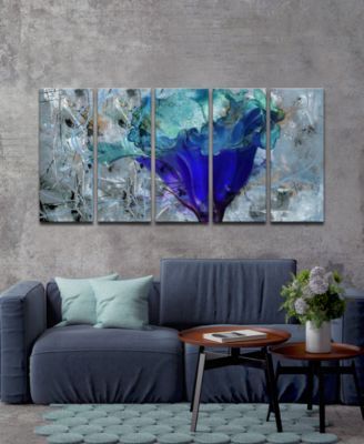 'Painted Petals LX' Canvas Wall Decor Set