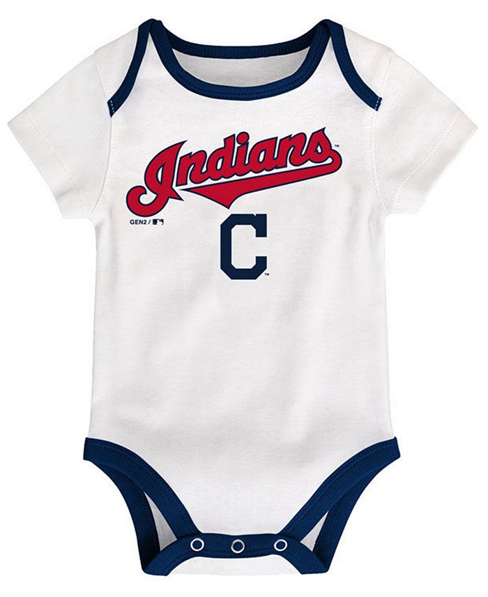 Outerstuff Cleveland Indians Play Ball 3-Piece Set, Infants (0-9 Months ...